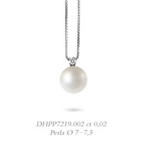 Collana Donna Oro Donna Luce in Oro bianco Perla 7.0 Ct DHPP7219.002 - DHPP7219.002